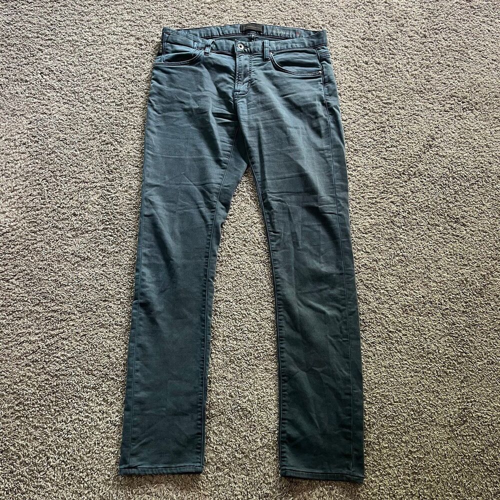John Varvatos Star USA Bowery Slim Straight Fit Jeans Mens Size 30 30x34